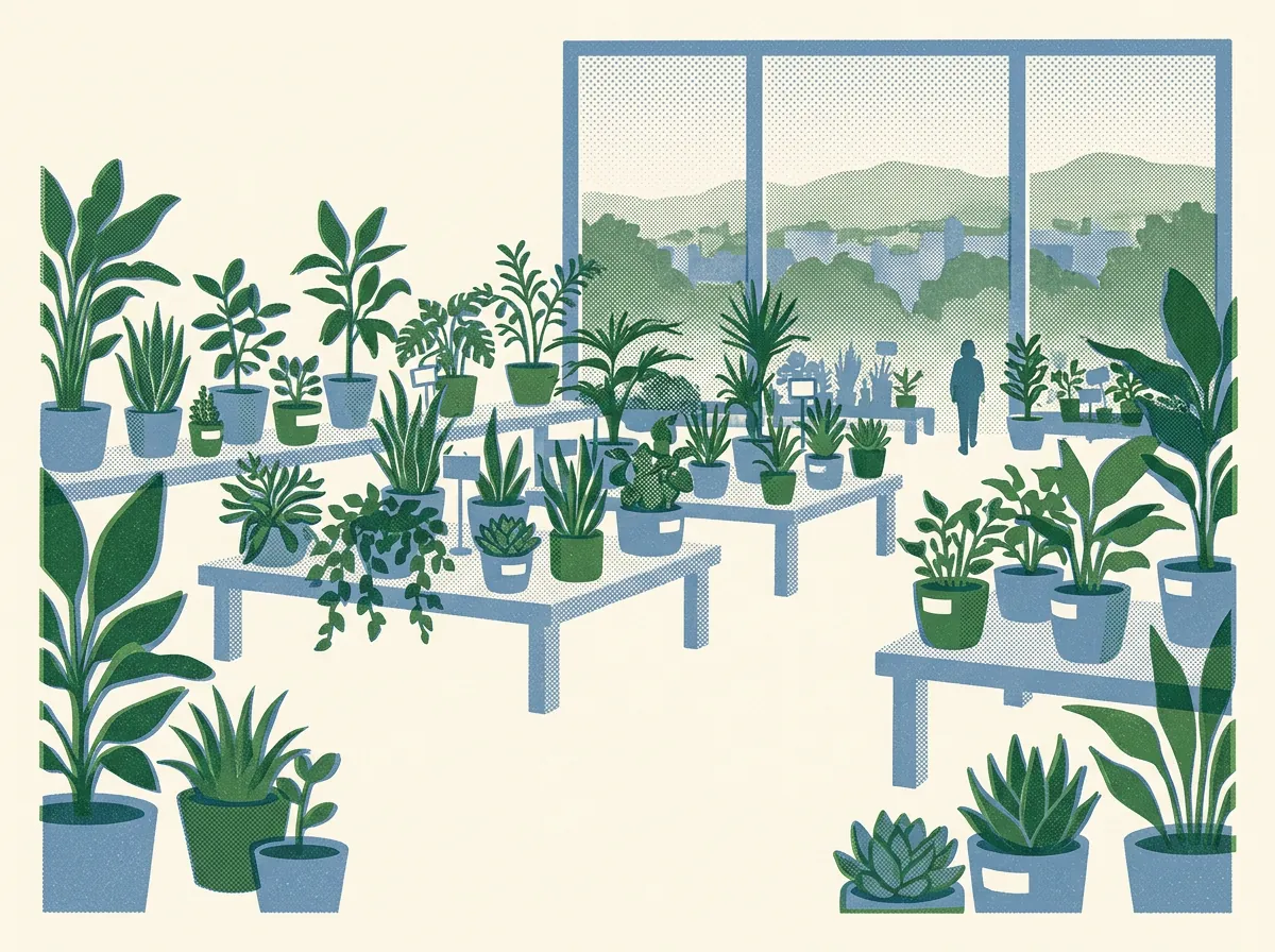 Illustration of plant nurseries in Berkeley